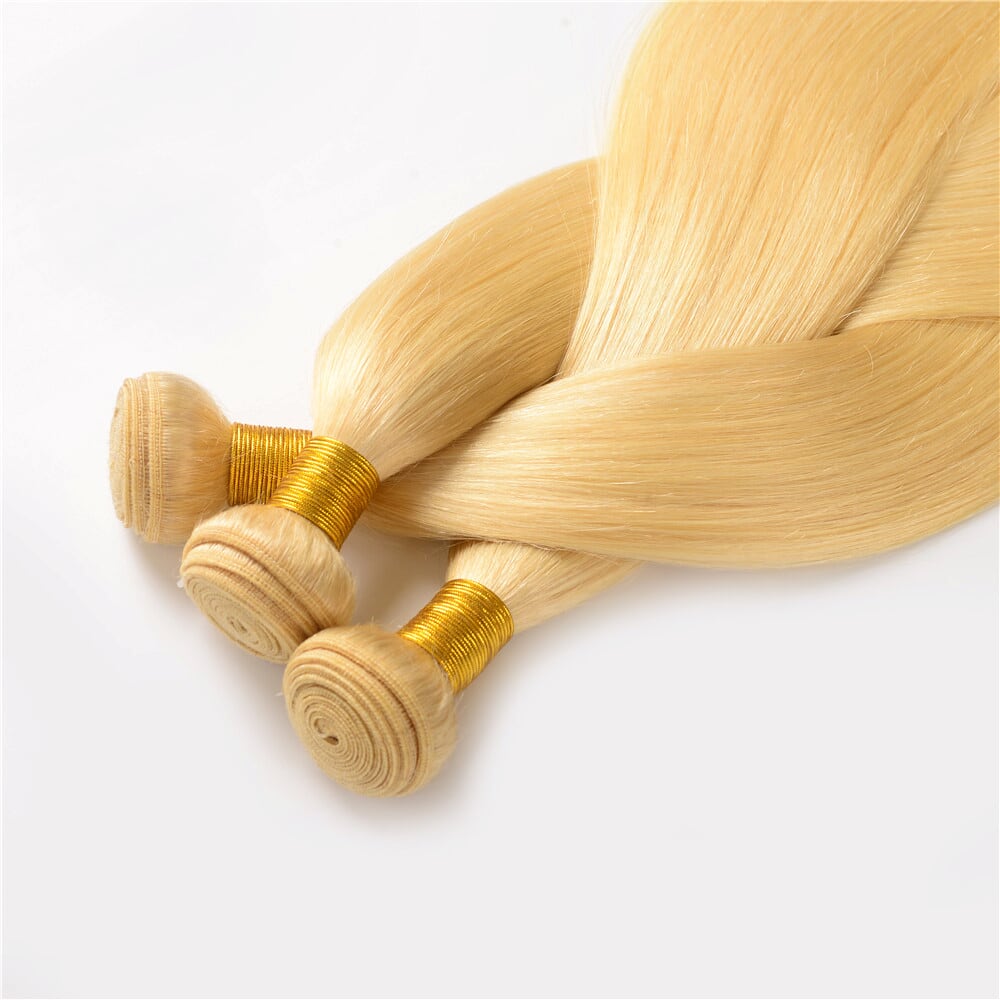 blonde virgin hair bundles