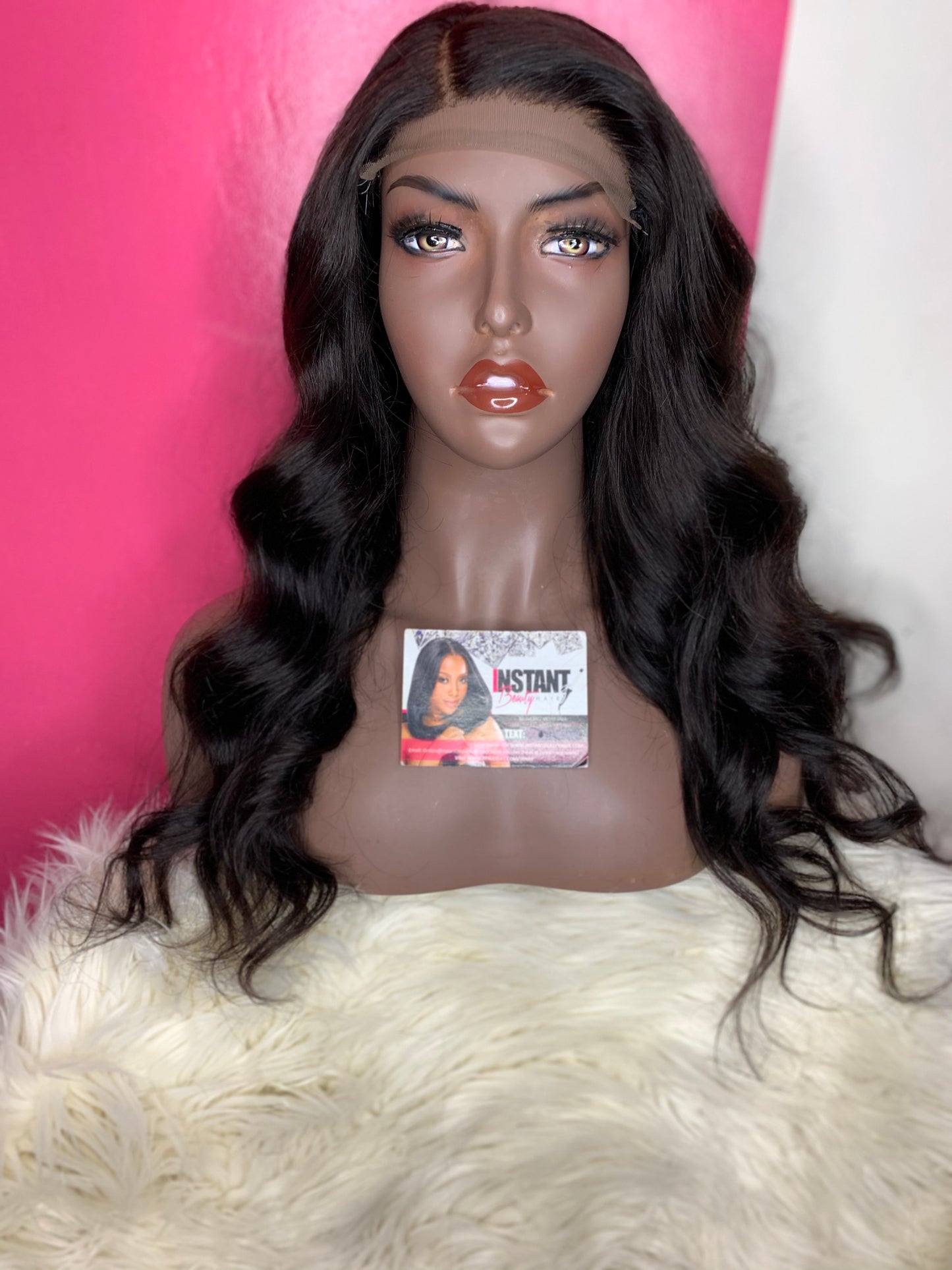 glue less lace closure wig