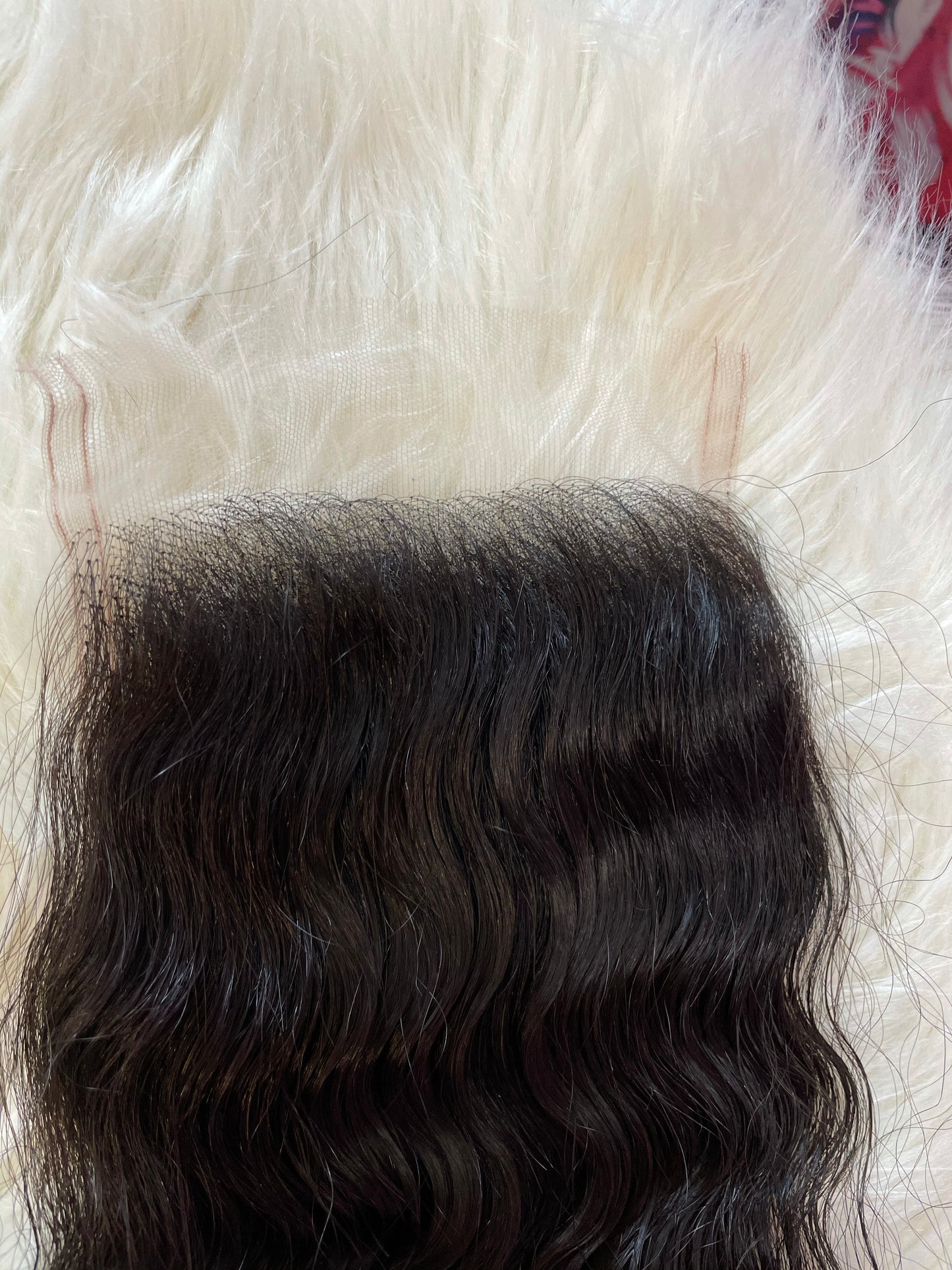 transparent lace closure