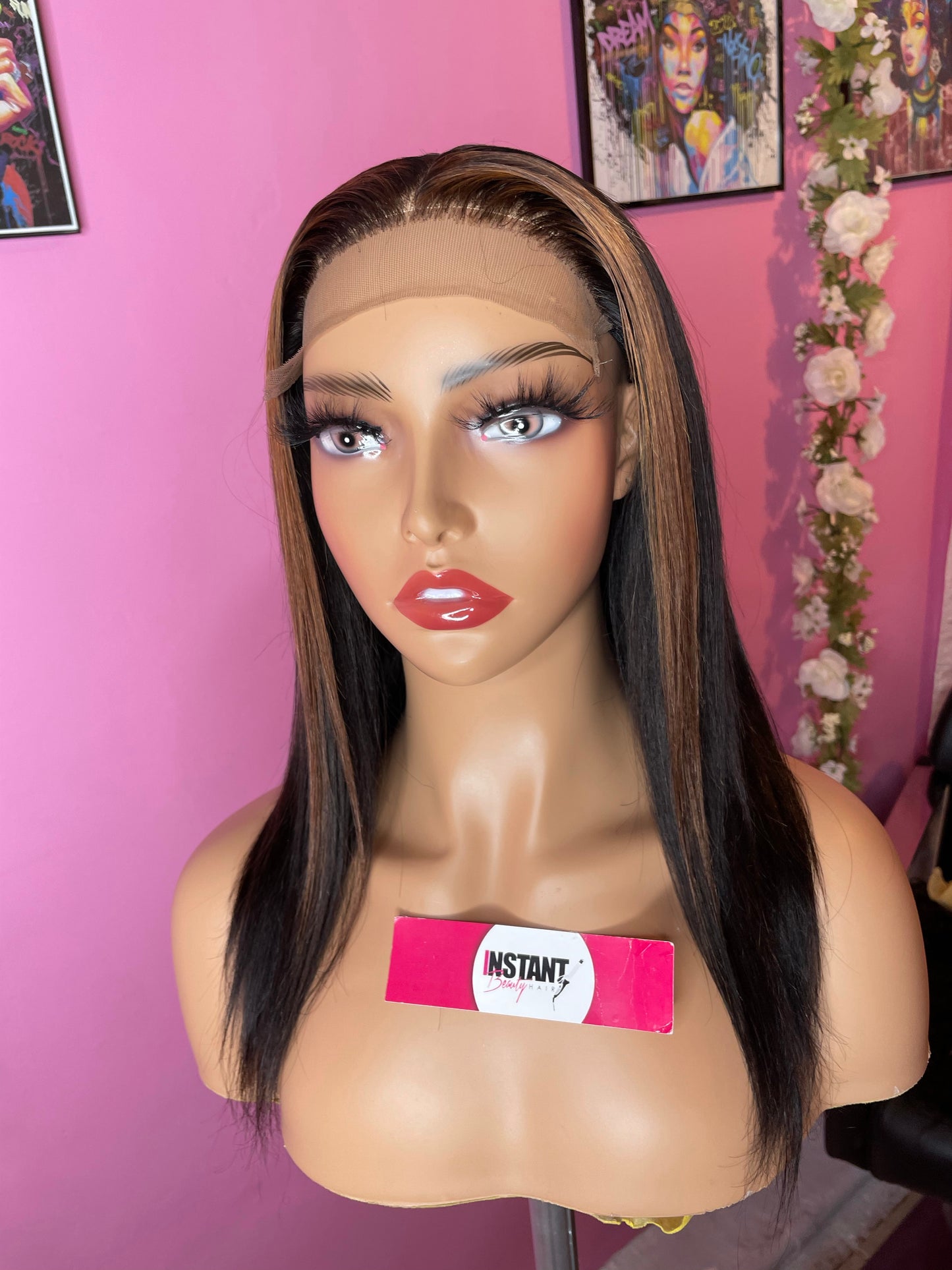 custom made honey blonde wig