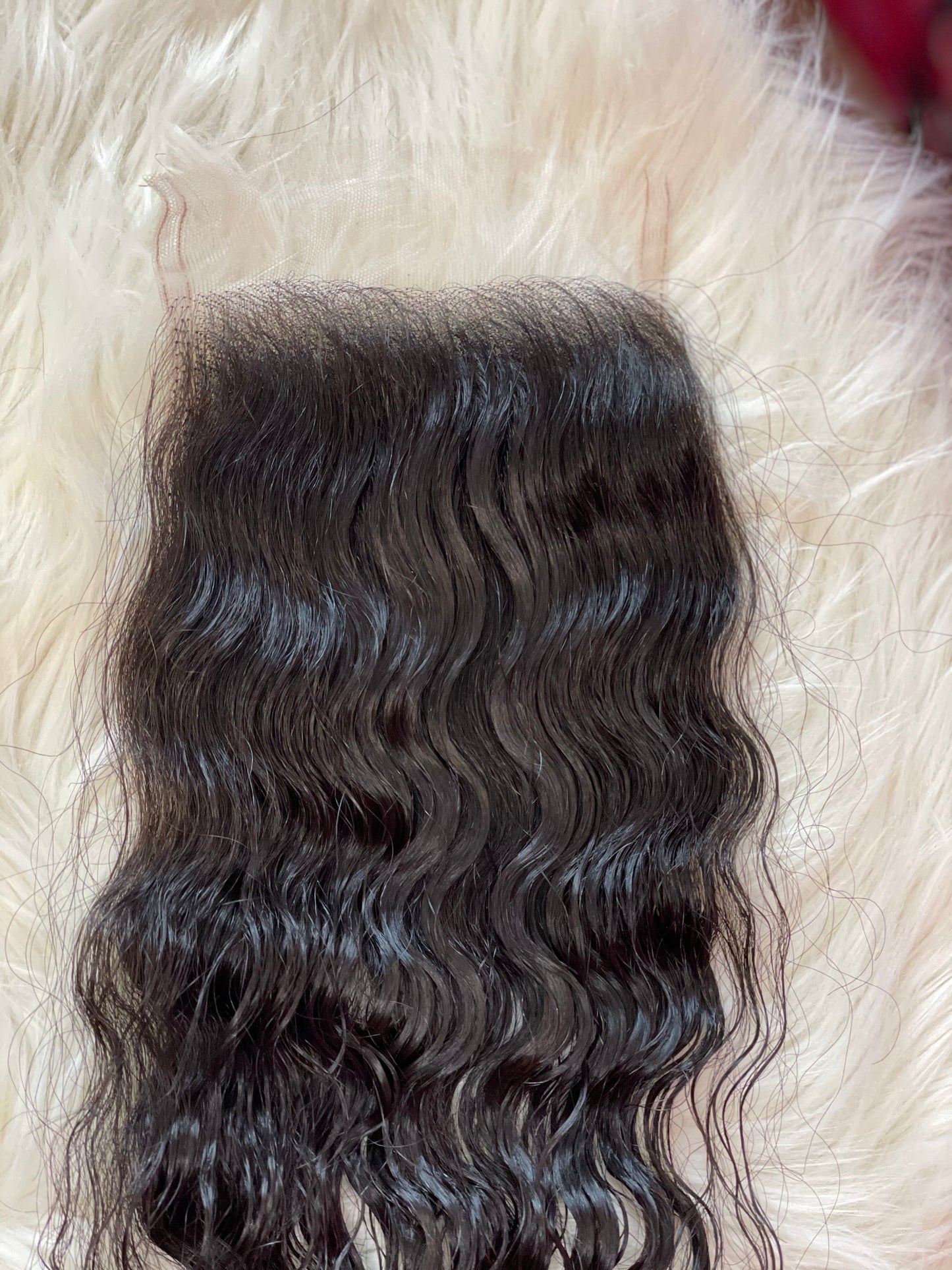 raw wavy HD lace closure