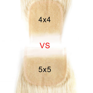 5x5 613 blonde lace closure