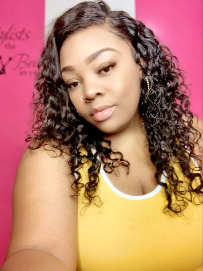 Raven Unit: Glue-less Water Wave Frontal Wig - Instant Beauty Hair