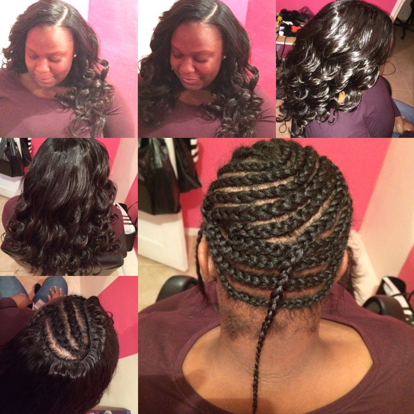 weave braid pattern for sew in with leave out