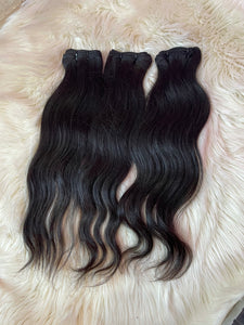 Indonesian Natural Raw Wavy Bundles 