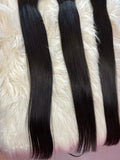 long black straight hair