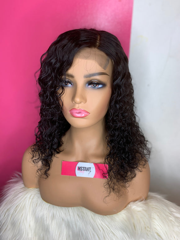 “Rebecca” Unit: 14” Deep Curl Wig - Instant Beauty Hair